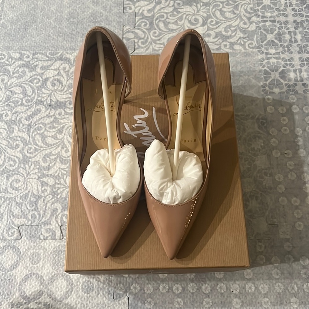 Size 36 Nude Iriza Christian Louboutin heels